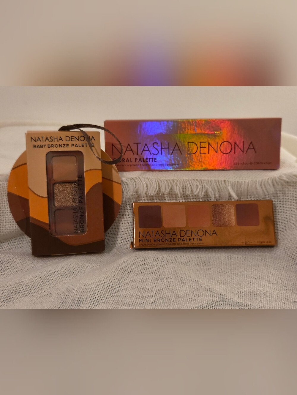 ✨️New✨️Natasha Denona 3-Palette Bundle - Coral, Mini Bronze & Baby Bronze 🥰🥰